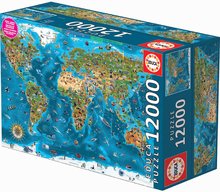 Puzzle cu 9000 - 42 000 de bucăți - Puzzle Wonders of the World Educa 12000 piese de la 11 ani_1