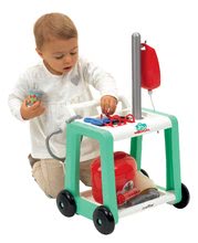 Lekárské vozíky pre deti - Lekársky vozík Medical Écoiffier s infúziou zelený 16 doplnkov od 18 mes_1