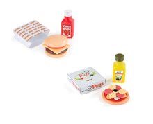 Riadíky a doplnky kuchynky - Mini pizza/mini hamburger Smoby so 7 doplnkami_5