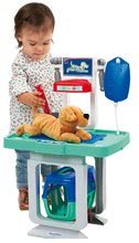 Zdravniški vozički za otroke - Veterinarski voziček s kužkom Medical Ecoiffier z infuzijo in 15 dodatki od 18 mes_0
