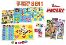 Tujejezične družabne igre - Družabne igre Mickey and his Friends Disney 8v1 Special set Educa od 4 leta v angleškem, francoskem, španskem in portugalskem jeziku_0