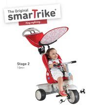 Tricikli za djecu od 6 mjeseci - Tricikl Recliner 4u1 smarTrike bordo-sivi s podesivim naslonom i suncobranom od 6 mjeseci_2