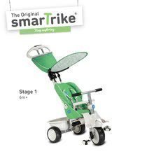 Tricicli dai 6 mesi - Triciclo Recliner 4in1 smarTrike con schienale regolabile e camice verde-grigio dai 6 mesi_0