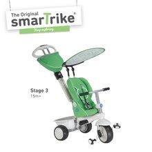 Trojkolky od 6 mesiacov - Trojkolka Recliner 4v1 smarTrike s polohovateľnou opierkou a plášťom zeleno-šedá od 6 mes_2