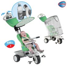 Tricicli dai 6 mesi - Triciclo Recliner 4in1 smarTrike con schienale regolabile e camice verde-grigio dai 6 mesi_1