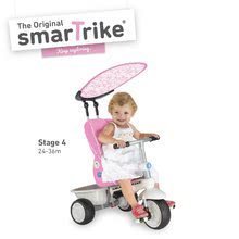 Tricikli za djecu od 6 mjeseci - Tricikl Recliner 4u1 smarTrike ciklama-sivi s podesivim naslonom od 6 mjeseci_3
