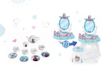 Seturi măsuțe cosmetice  - Set masă cosmetică cu scaun 2 în 1 Smoby Frozen cu set de ceai din porțelan Frozen_6