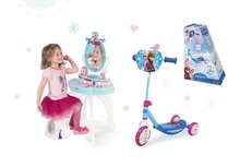 Kozmetické stolíky sety -  NA PREKLAD - Mesa de maquillaje Frozen Smoby con una silla y un patinete de tres ruedas Frozen_7