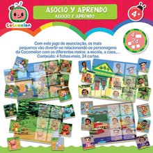 Jeux de société pour enfants - Jeu éducatif pour les tout-petits Cocomelon Educa - J'associe et j'apprends, pour apprendre les associations, à partir de 3 ans_0