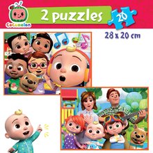Detské puzzle do 100 dielov - Puzzle Cocomelon Educa 2x20 dielov od 4 rokov_0