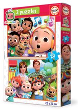 Puzzles pour enfants jusqu'à 100 pièces - Puzzle Cocomelon Educa 2x20 pièces à partir de 4 ans_1