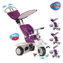 Tricikli za djecu od 6 mjeseci - Tricikl Recliner Toybar 4u1 smarTrike s podesivim naslonom sivo-ljubičasti od 6 mjeseci_2