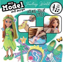 Travaux manuels et créatifs - Création My Model Doll Design Fantasy World Educa. Concevez vos propres poupées grâce aux 5 modèles, à partir de 6 ans_1
