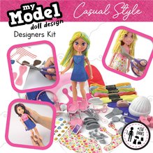 Lavori manuali e creazioni - Set creativo Design Your Doll Casual Style Educa crea le proprie bambole di città 5 modelli dai 6 anni_1