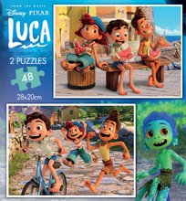 Detské puzzle do 100 dielov - Puzzle Luca Disney Educa 2x48 dielov od 5 rokov_0