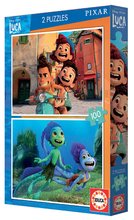 Puzzle pentru copii 100 - 300 de bucăți - Puzzle Luca Disney Educa 2x100 piese de la 5 ani_1
