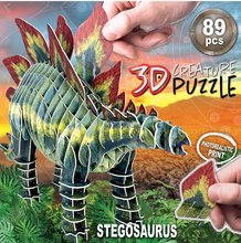 Puzzle 3D - Puzzle dinoszaurusz Stegosaurus 3D Creature Educa 89 darabos 6 évtől_0