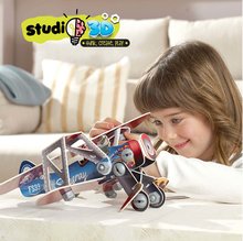 Puzzle 3D - Puzzle közlekedési eszközök Airplane 3D Studio Educa műanyag csavarokkal 5 évtől_3