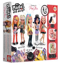 Kézimunka és alkotás - Kreatív alkotás My Model Doll Design Pop Star Educa készítsd el saját popsztár játékbabádat az 5 modellből 6 évtől_3