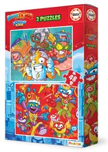 Puzzle per bambini fino a 100 pezzi - Puzzle Superthings Educa 2x48 pezzi dai 4 anni_1