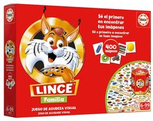 Gry w językach obcych - Gra planszowa Szybki jak Ryś Lince Family Edition Educa 400 obrazków w języku hiszpańskim od 6 lat_2