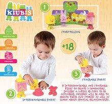 Puzzle 3D - Gioco di composizione  Kiubis 3D Blocks & Stories The Little Farmer and the Apples Educa 3 personaggi dai 24 mesi_1