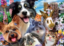 Puzzle 500 elementów - Puzzle Yard Buddies Selfie Educa 500 sztuk i klej Fix_1