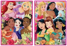 Puzzle 500 elementów - Puzzle Disney Princess Educa 2x500 części i klej Fix_0