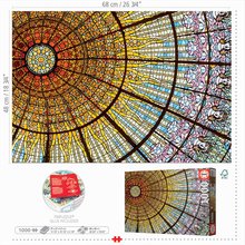 Puzzle cu 1000 de bucăți - Puzzle Palace of Catalan Music Educa 1000 piese și lipici Fix de la 11 ani_3