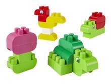 Cuburi de construit Abrick - Joc de construit animale Abrick Animals Écoiffier 50 de bucăţi în cutie de, depozitare de la 18 luni_0
