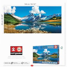 Puzzle 3000 dílků - Puzzle Bachalpsee Lake Switzerland Educa 3000 dílků_3