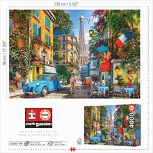 Puzzle 4000 - 8000 elementów - Puzzle Ulicami Paryża Educa 4000 sztuk_3