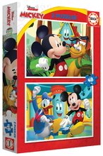 Detské puzzle do 100 dielov - Puzzle Mickey Mouse Fun House Disney Educa 2x48 dielov_1