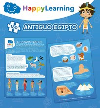 Otroške puzzle od 100 do 300 delov - Puzzle vzdelávacie Egypt Happy Learning Educa 150 dielov s aktivitami v španielčine od 6 rokov EDU19318_2