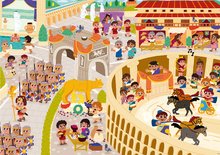 Dětské puzzle od 100–300 dílků - Puzzle vzdělávací Řím Happy Learning Educa 300 dílků s aktivitami ve španělštině od 6 let_0