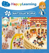 Detské puzzle od 100-300 dielov - Puzzle vzdelávacie Rím Happy Learning Educa 300 dielov s aktivitami v španielčine od 6 rokov_1