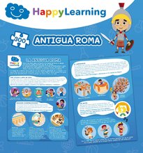 Dětské puzzle od 100–300 dílků - Puzzle vzdělávací Řím Happy Learning Educa 300 dílků s aktivitami ve španělštině od 6 let_2