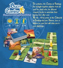 Idegennyelvű társasjátékok - Társasjáték Buen Camino Card Game Educa 96 játékkártya 8 éves kortól - spanyol, francia, angol és portugál nyelven_0