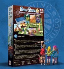 Jocuri de societate în limbi străine - Joc de societate Buen Camino Card Game Educa 96 cărți 4 figurine de la 8 ani pentru 2-4 jucători în spaniolă, engleză, franceză, portugheză_1