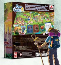 Gesellschaftsspiele in Fremdsprachen - Brettspiel  Buen Camino Card Game Extended Educa 126 Karten, 4 Figuren, ab 8 Jahren für 2-4 Spieler, Spanisch, Französisch, Englisch, Portugiesisch_1