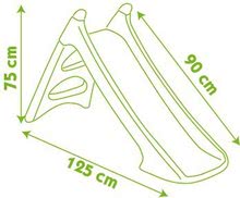 Šmykľavky pre deti  - Šmykľavka Toboggan XS Smoby s vodou dĺžka 90 cm červeno-zelená od 24 mes_1