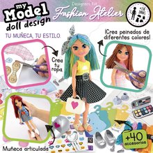 Lavori manuali e creazioni - Creazione creativa My Model Doll Design Fashion Atelier Educa Crea 300 abiti per bambole dai 6 anni in su_2