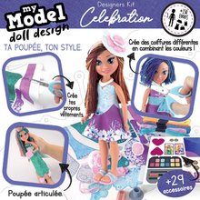 Ročno delo in ustvarjanje - Ustvarjalni set My Model Doll Design Celebration Educa izdelaj lastne popstar punčke 5 modelov od 6 leta_0