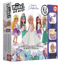Ručné práce a tvorenie - Kreatívne tvorenie My Model Doll Design Celebration Educa vyrob si vlastné popstar bábiky 5 modelov od 6 rokov_2