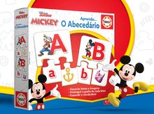 Društvene igre za djecu - Puzzle Písmenká abecedy Mickey Educa 78 dielikov portugalsky od 4 rokov EDU19373_2