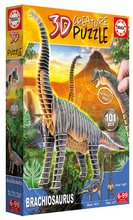 Puzzle 3D - Puzzle dinosaurus Brachiosaurus 3D Creature Educa lungime 50 cm 101 piese de la 6 ani EDU19383_4