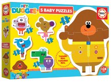 Puzzle za najmanje - Puzzle Baby Puzzles Hey Duggee Educa 3-4-5-5 dielov od 2 rokov EDU19393_1