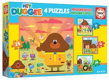 Progresivne otroške puzzle - Puzzle Hey Duggee Progressive Educa 12-16-20-25 dielov EDU19394_1