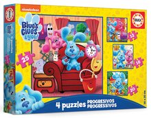 Progresivne dječje puzzle - Puzzle Baby Puzzles Blue´s Clues Educa 12-16-20-25 dielov EDU19398_1