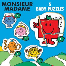 Puzzle pro nejmenší - Puzzle pro nejmenší Baby Puzzles Monsieur Madame Educa 5obrázkové od 24 měsíců_0
